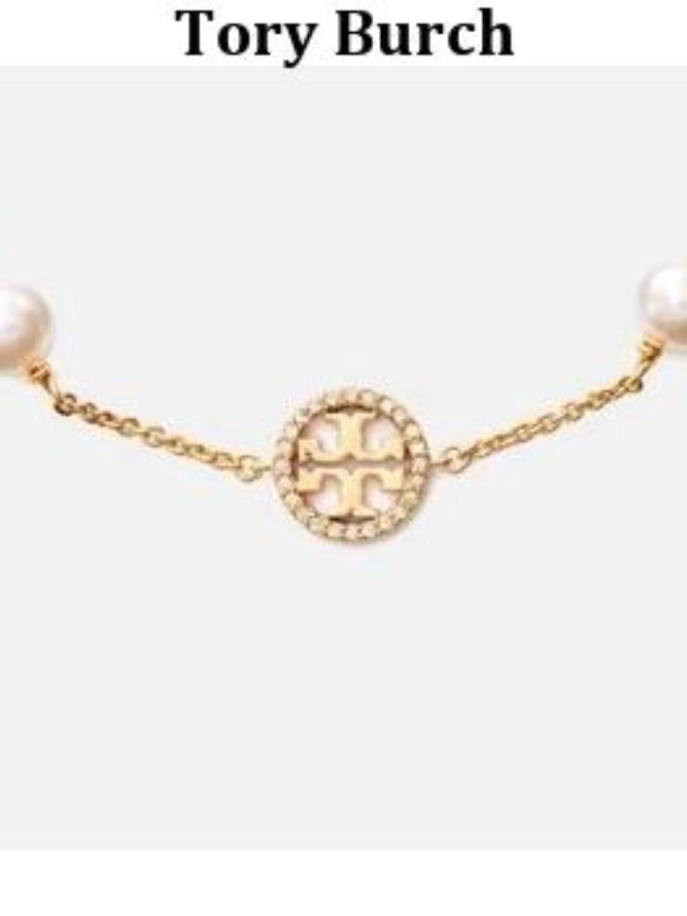 Tory Burch Miller Pearl Logo Bracelet - Picture 4 of 4